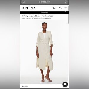 Aritzia X Babaton Satin Robe